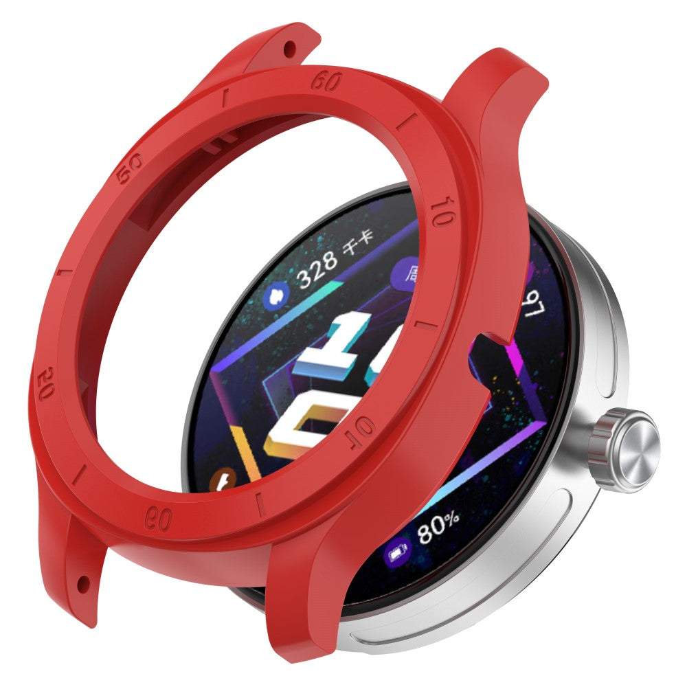 Huawei Watch GT Cyber Beskyttende Plastik Bumper  - Rød#serie_4