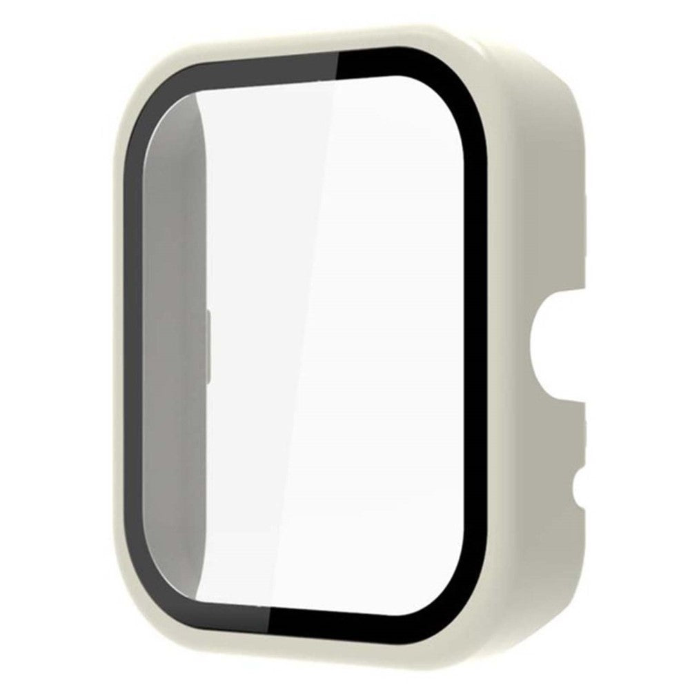 Meget Fed Maimo Watch Cover med Skærmbeskytter i Plastik og Hærdet Glas - Hvid#serie_2