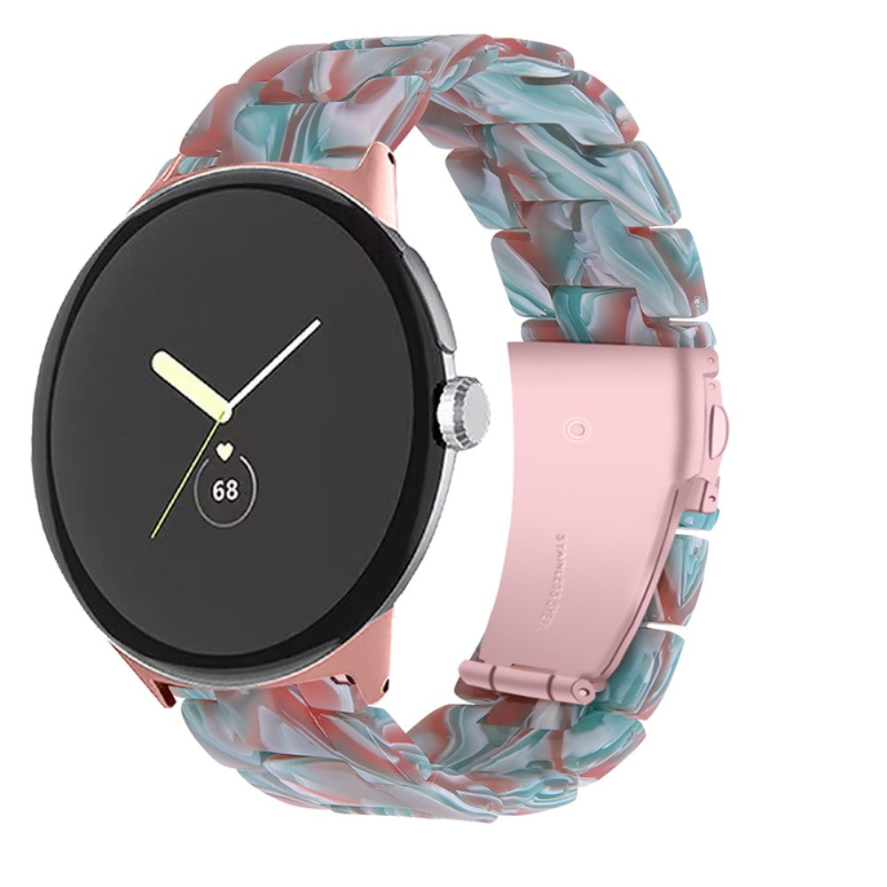 Super pænt Google Pixel Watch Plastik Rem - Pink#serie_10