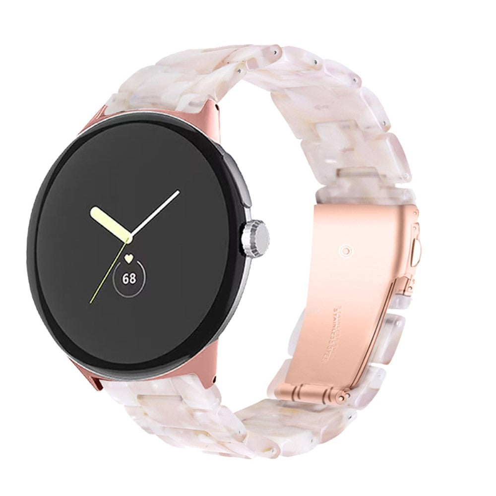 Super pænt Google Pixel Watch Plastik Rem - Pink#serie_12