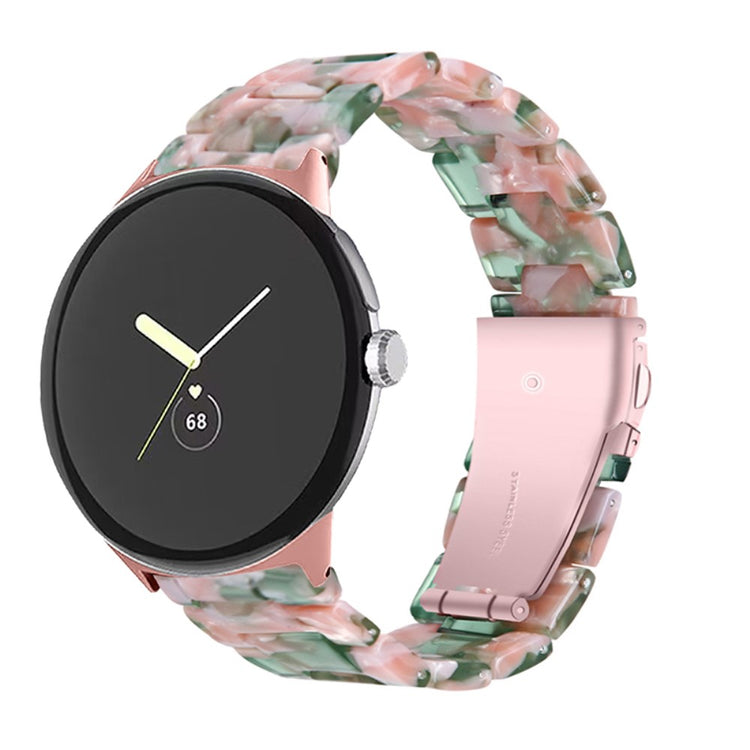 Super pænt Google Pixel Watch Plastik Rem - Pink#serie_13