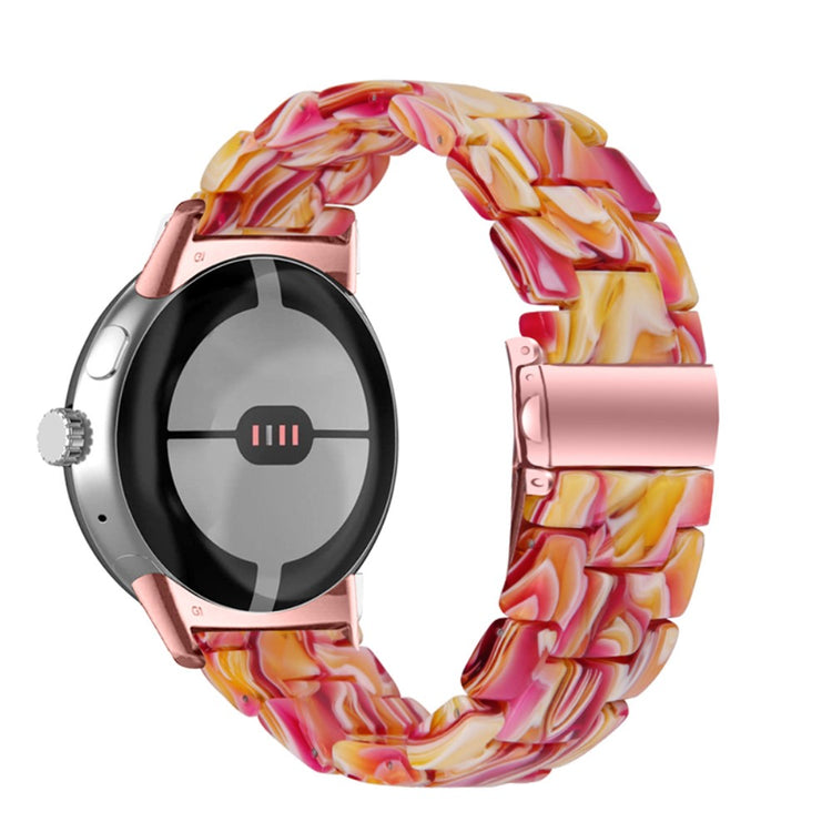 Super pænt Google Pixel Watch Plastik Rem - Rød#serie_26