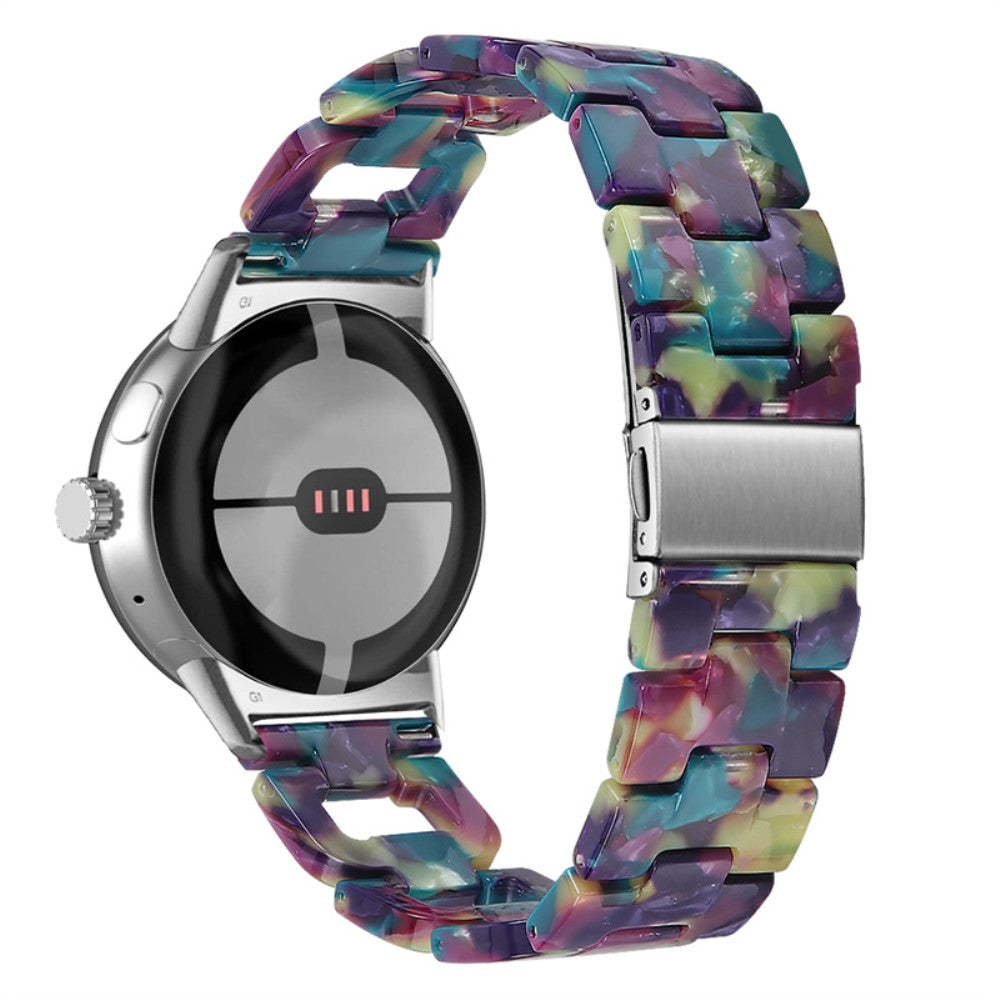 Super slidstærk Google Pixel Watch Plastik Rem - Flerfarvet#serie_14