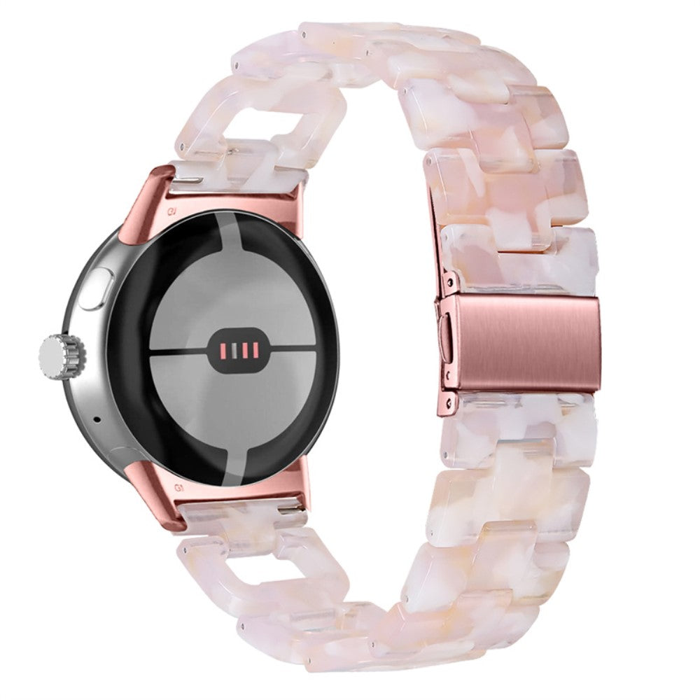 Super slidstærk Google Pixel Watch Plastik Rem - Pink#serie_3