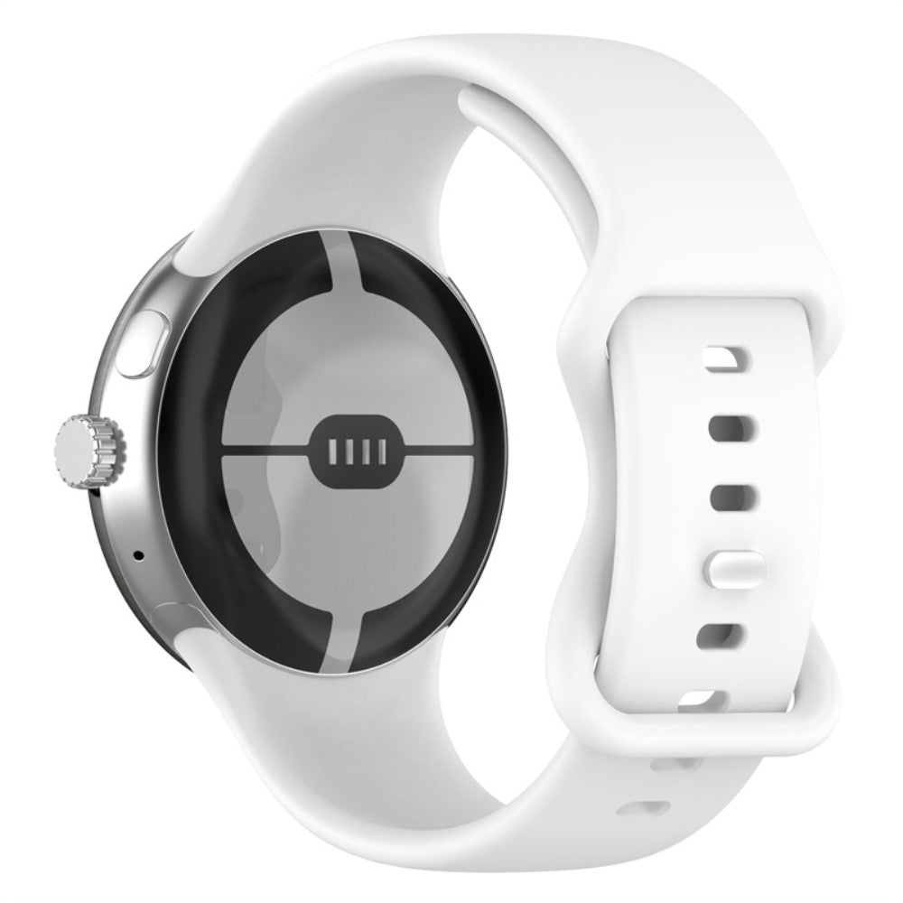 Super pænt Google Pixel Watch Silikone Rem - Hvid#serie_1