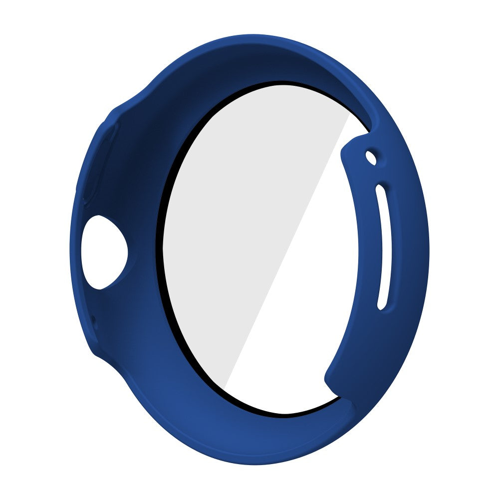 Super Fed Google Pixel Watch Cover med Skærmbeskytter i Plastik og Hærdet Glas - Blå#serie_5
