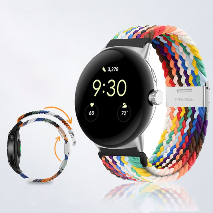 Vildt cool Google Pixel Watch Nylon Rem - Flerfarvet#serie_7