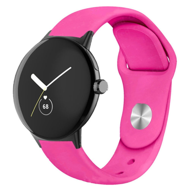 Helt vildt fint Google Pixel Watch Silikone Rem - Pink#serie_12