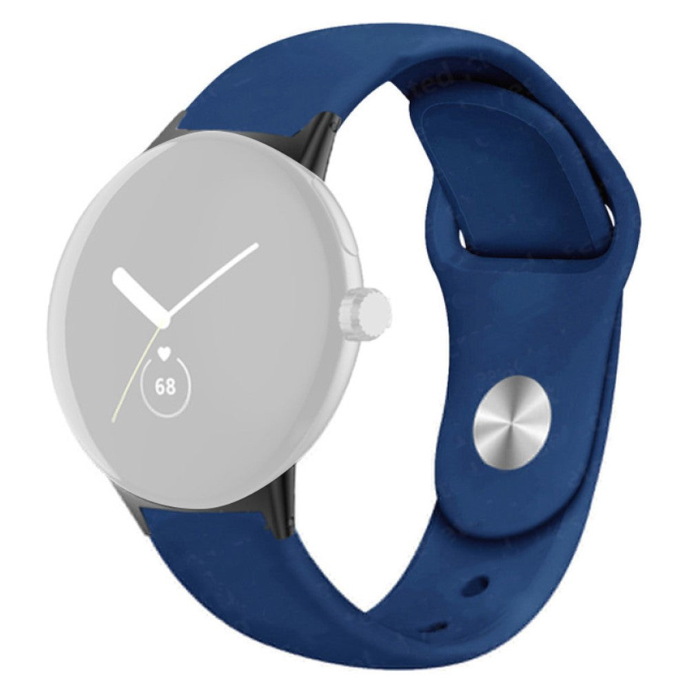 Helt vildt fint Google Pixel Watch Silikone Rem - Blå#serie_16