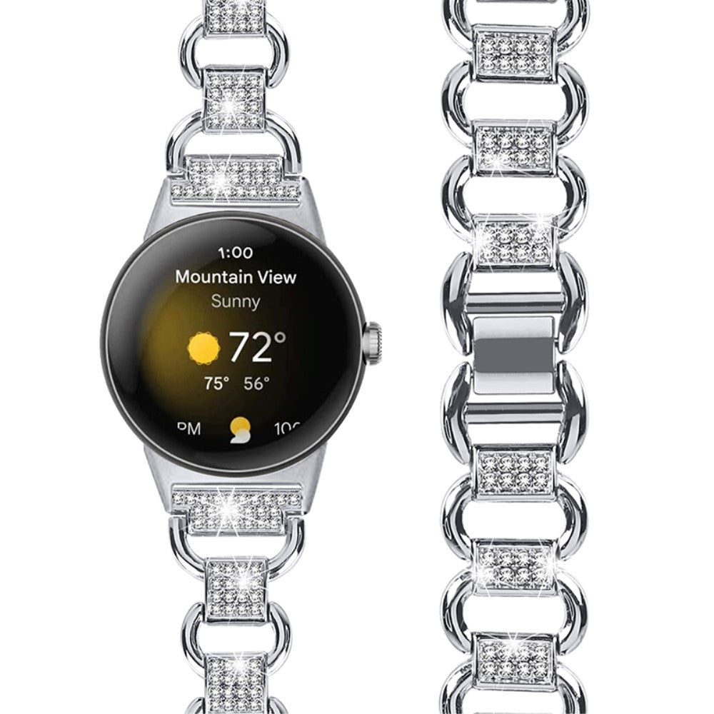 Super smuk Google Pixel Watch  Rem - Sølv#serie_4