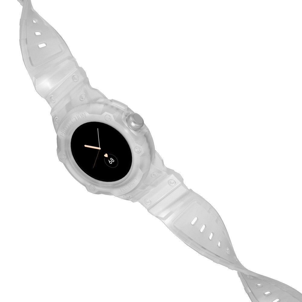 Vildt Elegant Silikone Rem passer til Google Pixel Watch - Gennemsigtig#serie_5