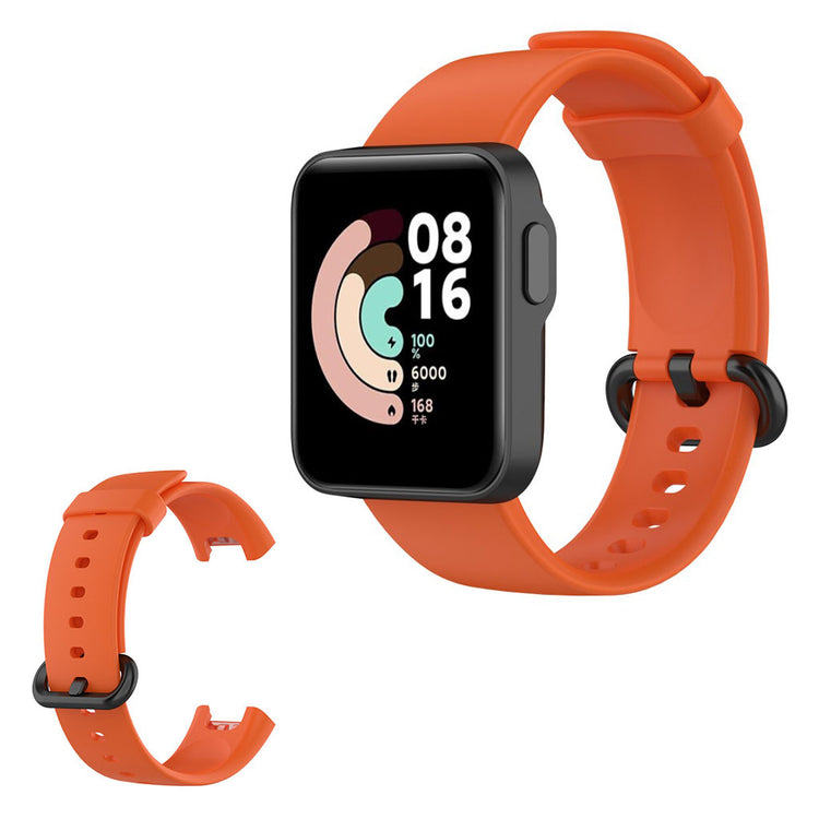 Cool Xiaomi Mi Watch Lite / Xiaomi Redmi Watch Silikone Rem - Orange#serie_6