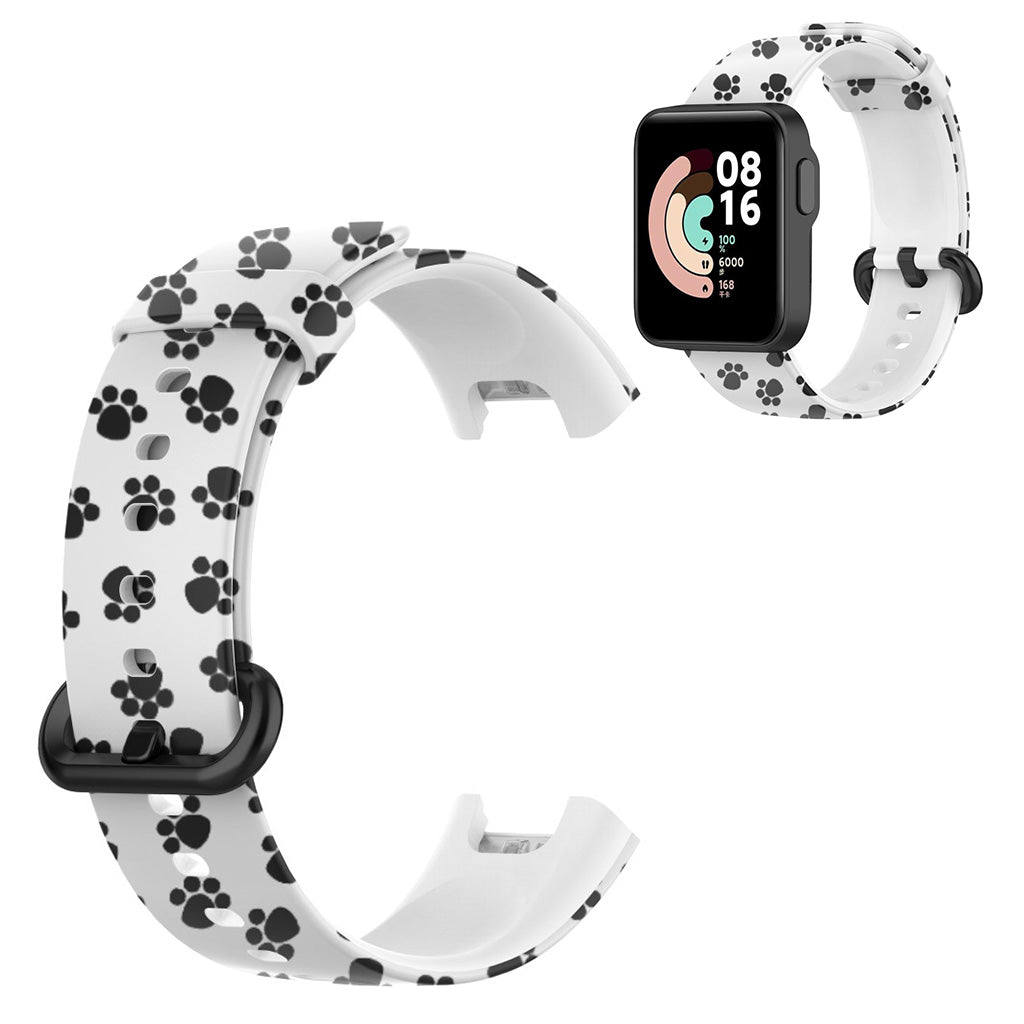 Skøn Xiaomi Mi Watch Lite / Xiaomi Redmi Watch Silikone Rem - Hvid#serie_2