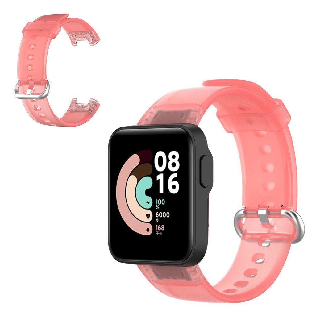 Kønt Xiaomi Mi Watch Lite / Xiaomi Redmi Watch Silikone Rem - Rød#serie_4