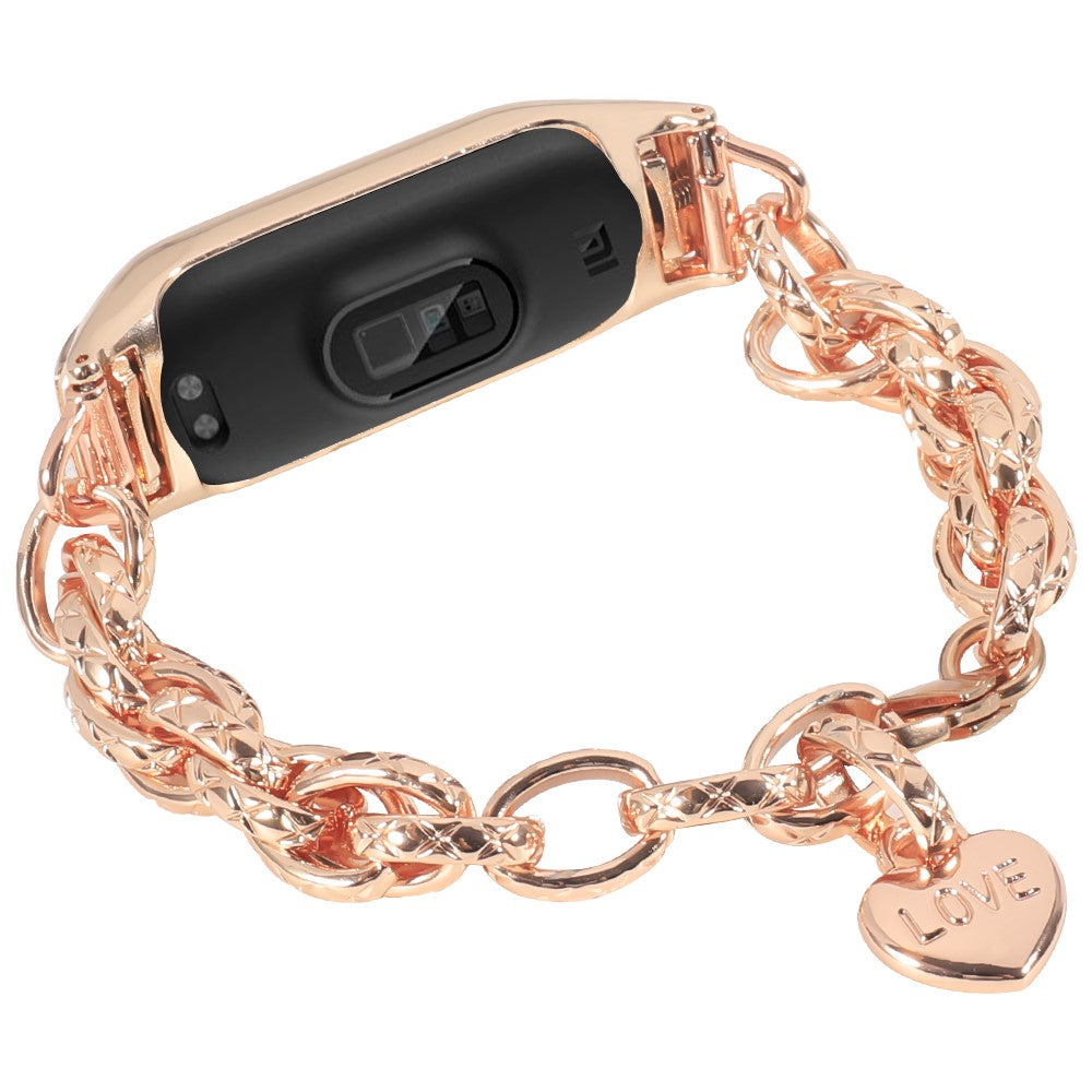 Stilren Xiaomi Mi Smart Band 6 / Xiaomi Mi Band 5 Metal Rem - Pink#serie_3