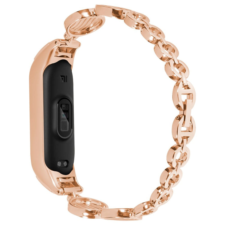 Cool Xiaomi Mi Smart Band 6 / Xiaomi Mi Band 5 Metal Rem - Pink#serie_2