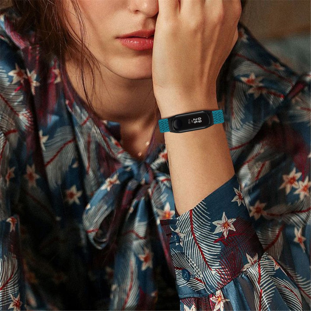 Godt Xiaomi Mi Smart Band 6 / Xiaomi Mi Band 5 Stof Urrem - Grøn#serie_18