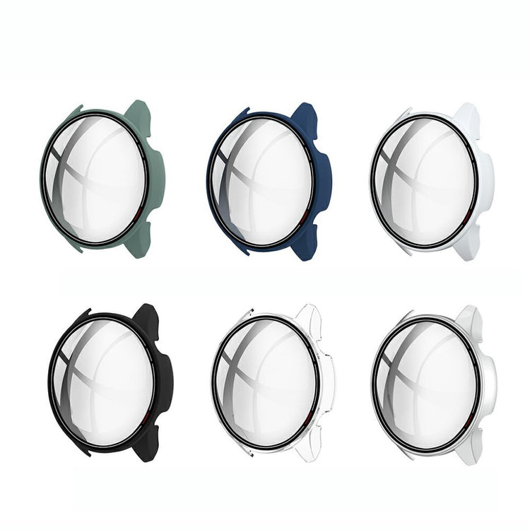 Vildt Fint Xiaomi Mi Watch Color Silikone og Glas Cover - Sort#serie_1