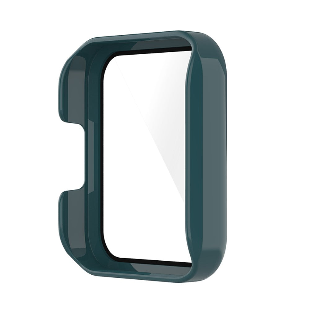 Super Fed Xiaomi Redmi Watch 2 Cover med Skærmbeskytter i Plastik og Hærdet Glas - Grøn#serie_3