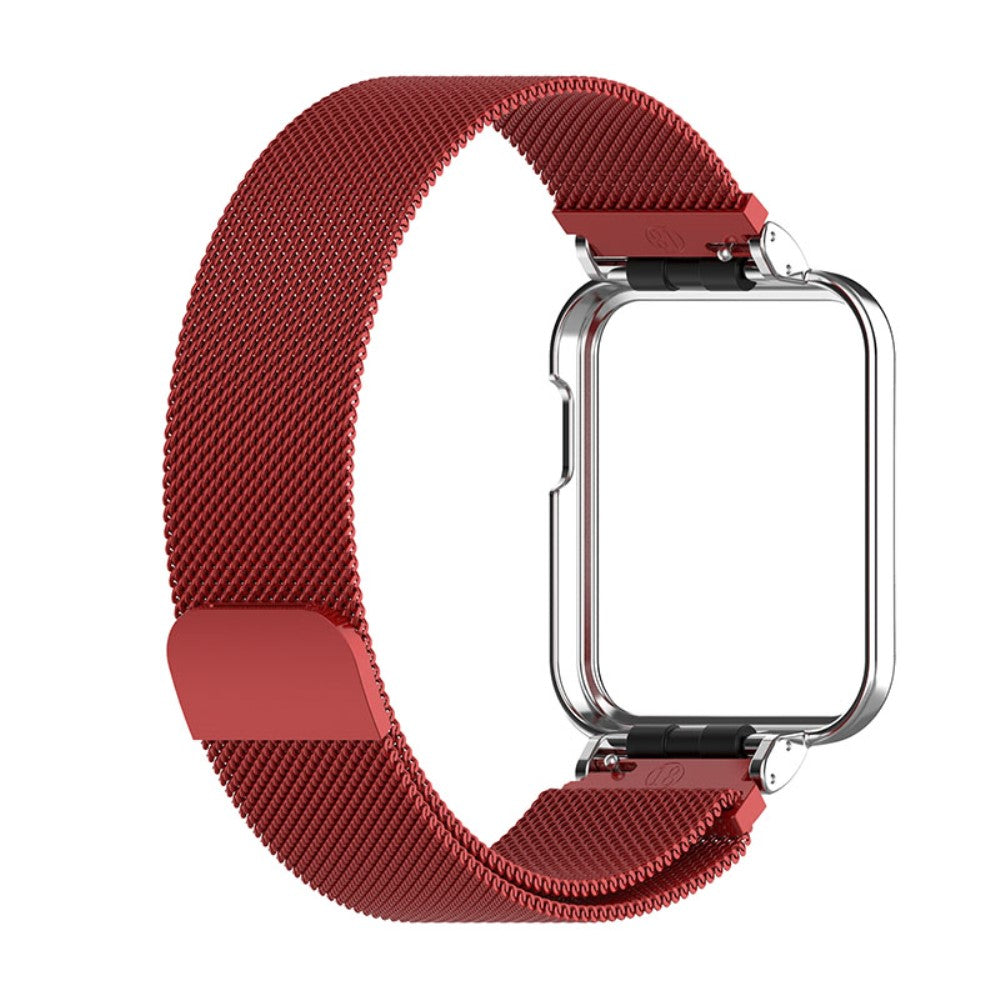 Solid Xiaomi Redmi Watch 2 Metal Rem - Rød#serie_4