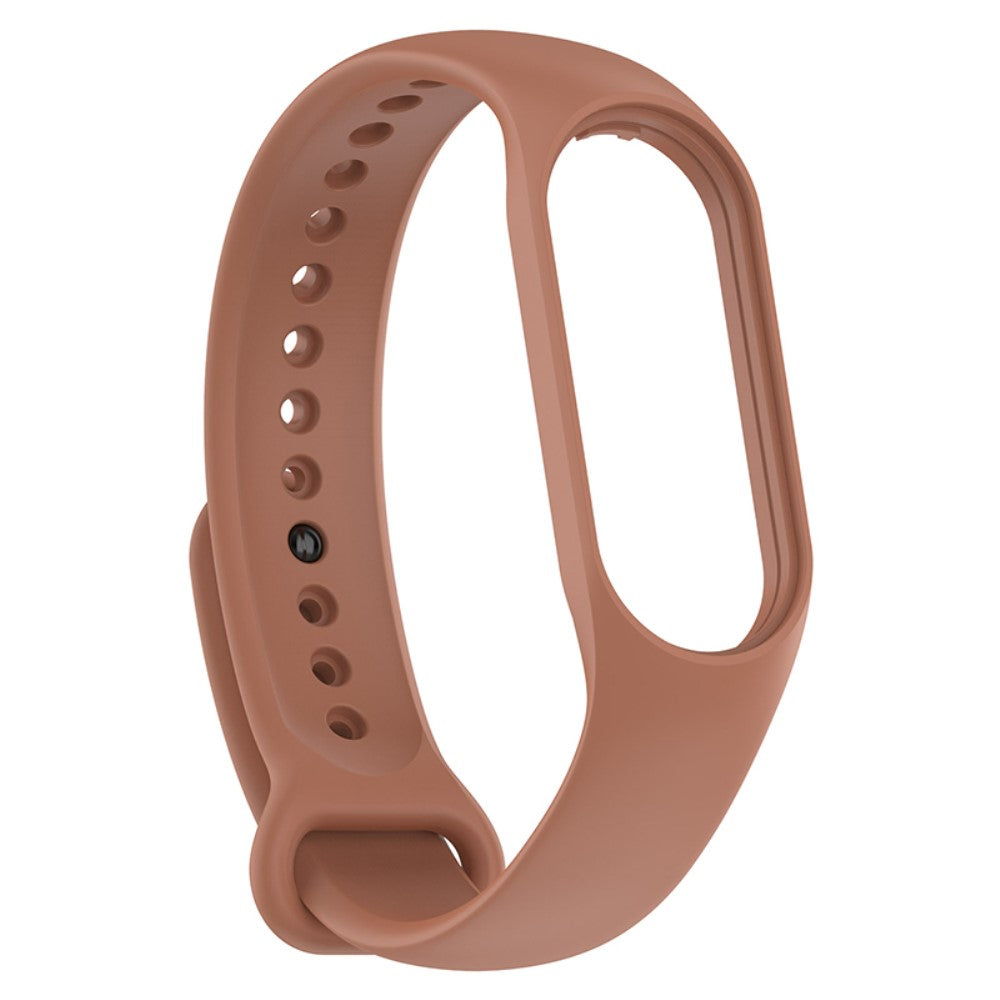 Super elegant Xiaomi Mi Band 7 Silikone Rem - Brun#serie_26