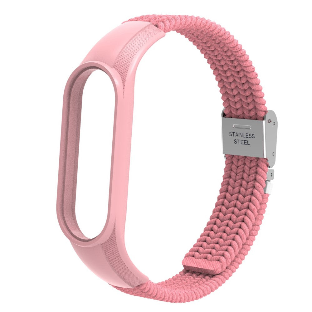 Glimrende Xiaomi Mi Band 7 Nylon Rem - Pink#serie_9