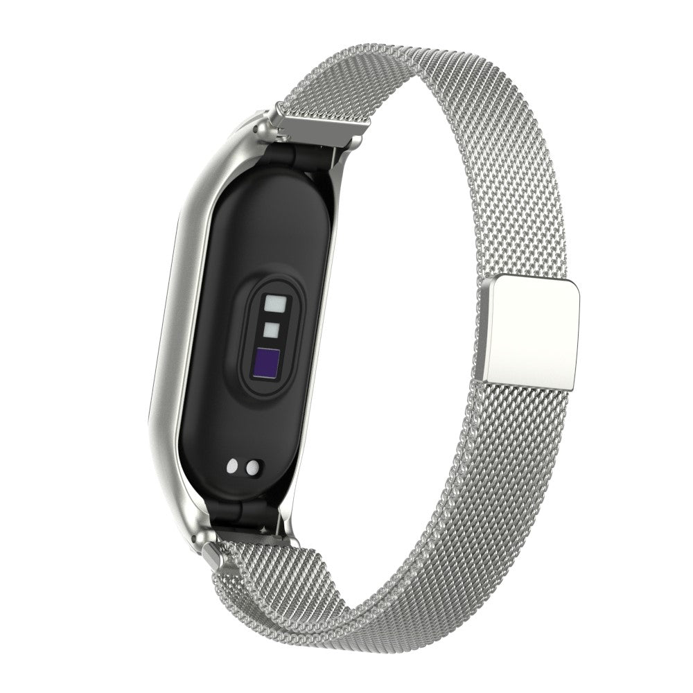 Mega holdbart Xiaomi Mi Band 7 Metal Rem - Sølv#serie_1