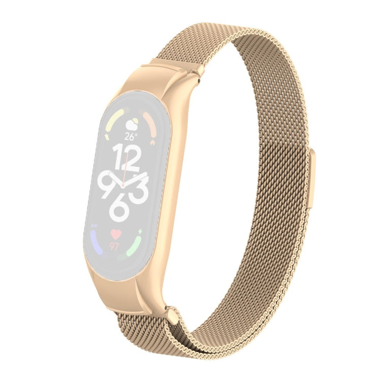 Mega holdbart Xiaomi Mi Band 7 Metal Rem - Guld#serie_12