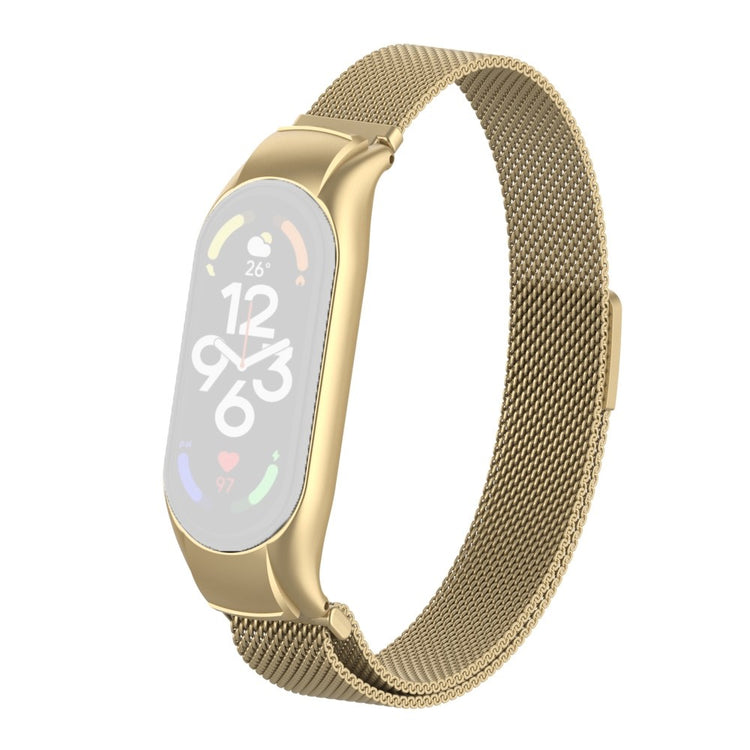 Mega holdbart Xiaomi Mi Band 7 Metal Rem - Guld#serie_6