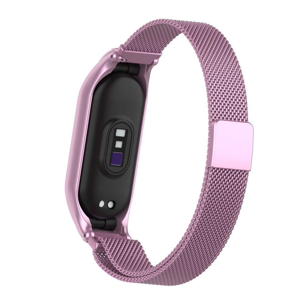 Mega holdbart Xiaomi Mi Band 7 Metal Rem - Pink#serie_9