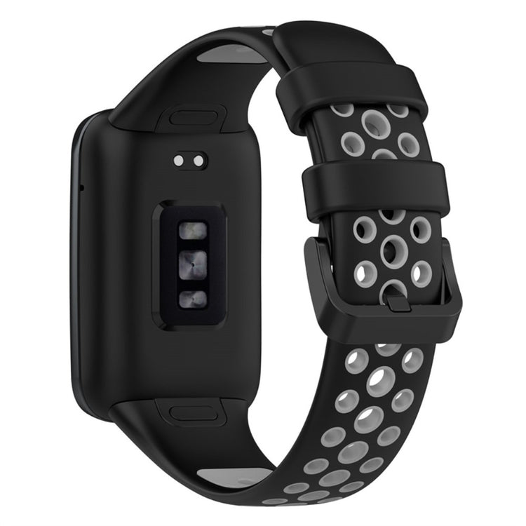 Helt vildt nydelig Xiaomi Mi Band 7 Pro Silikone Urrem - Sort#serie_5