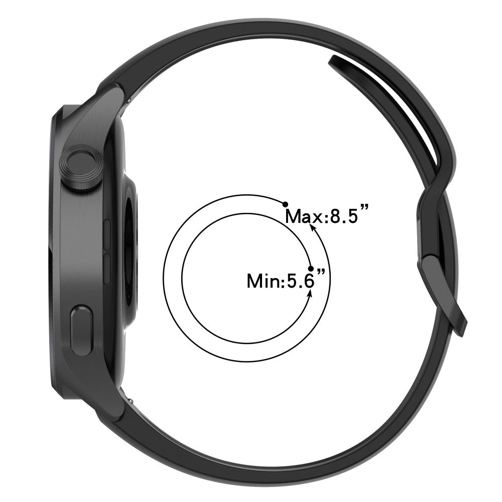Komfortabel Xiaomi Watch S1 Pro Silikone Rem - Blå#serie_2