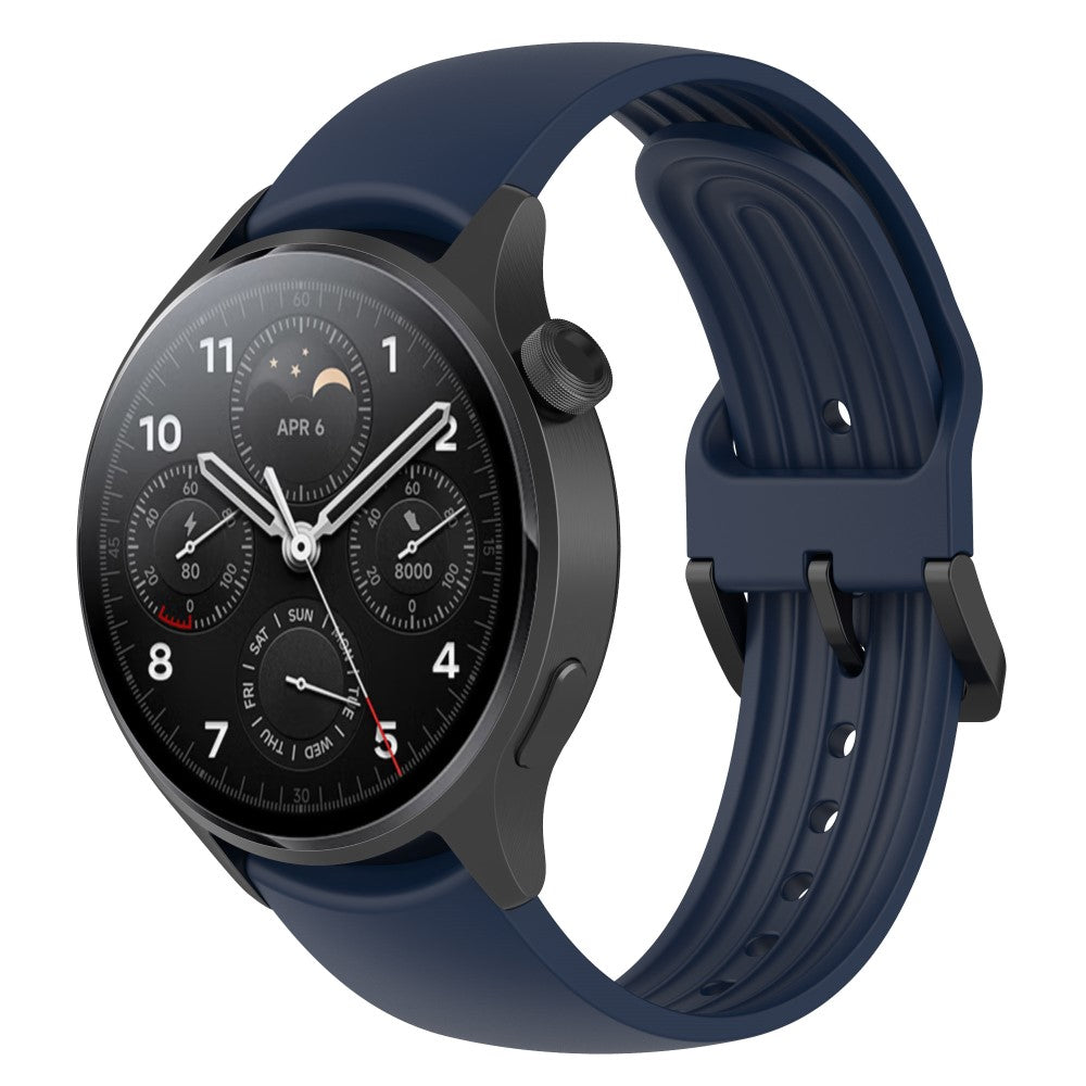 Komfortabel Xiaomi Watch S1 Pro Silikone Rem - Blå#serie_3