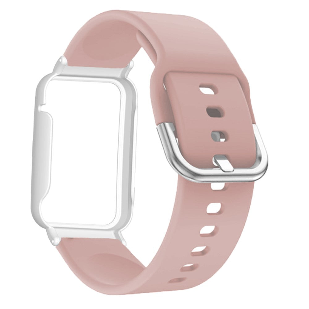 Rigtigt slidstærk Xiaomi Mi Band 7 Pro Silikone Rem - Pink#serie_2