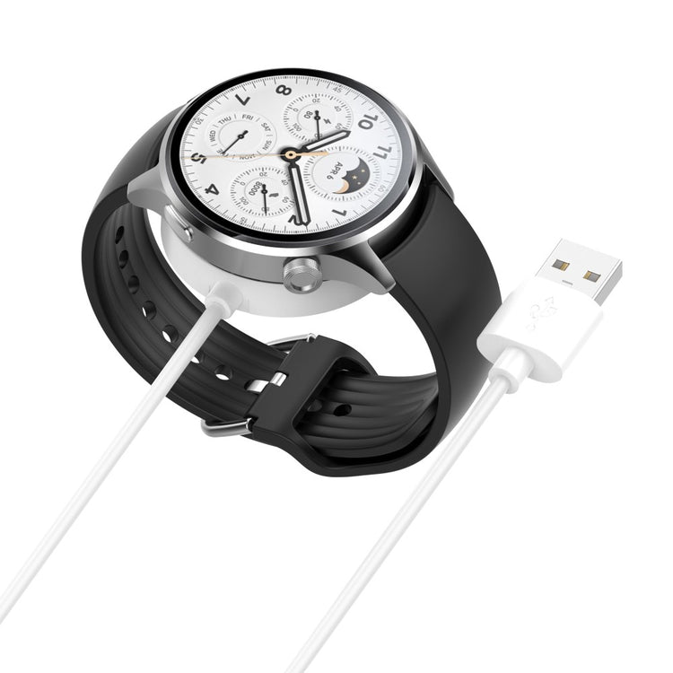 1m Plastik Xiaomi Watch S1 Pro USB Ladestation - Hvid#serie_2