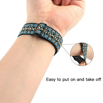 Sejt Nylon Rem passer til Xiaomi Redmi Band 2 - Grøn#serie_1