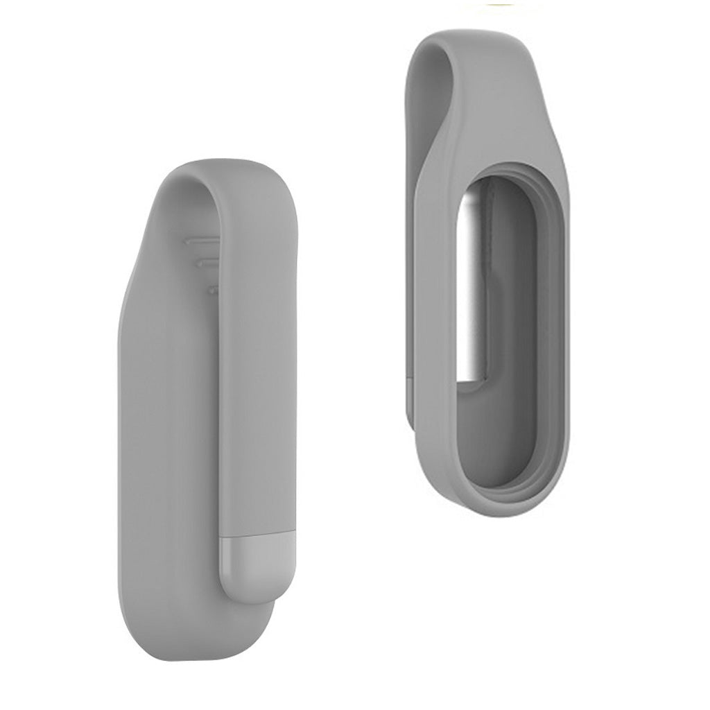 Rigtigt Flot Xiaomi Mi Smart Band 4 / Xiaomi Mi Band 3 Silikone Cover - Sølv#serie_3