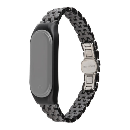 Elegant Xiaomi Mi Smart Band 4 / Xiaomi Mi Band 3 Metal Rem - Sort#serie_3