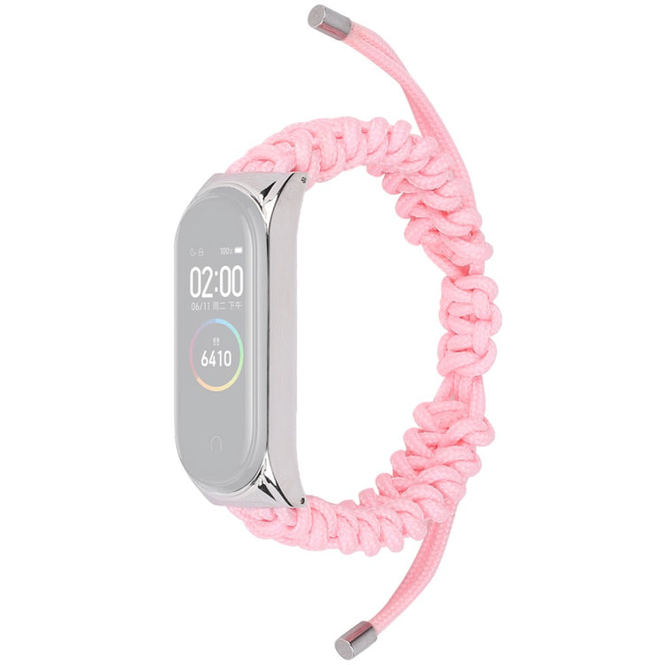 Yndigt Xiaomi Mi Smart Band 4 / Xiaomi Mi Band 3 Nylon Rem - Pink#serie_10