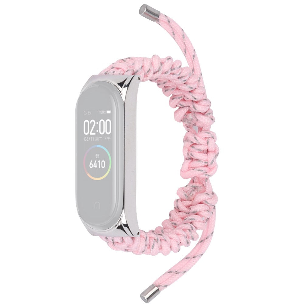 Yndigt Xiaomi Mi Smart Band 4 / Xiaomi Mi Band 3 Nylon Rem - Pink#serie_4