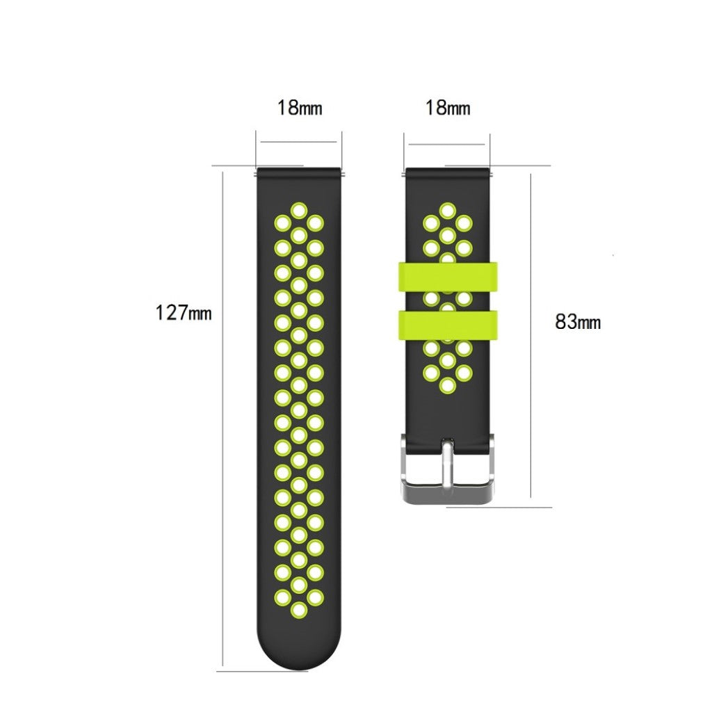 Meget hårdfør Xiaomi Mi Watch Silikone Rem - Grøn#serie_1