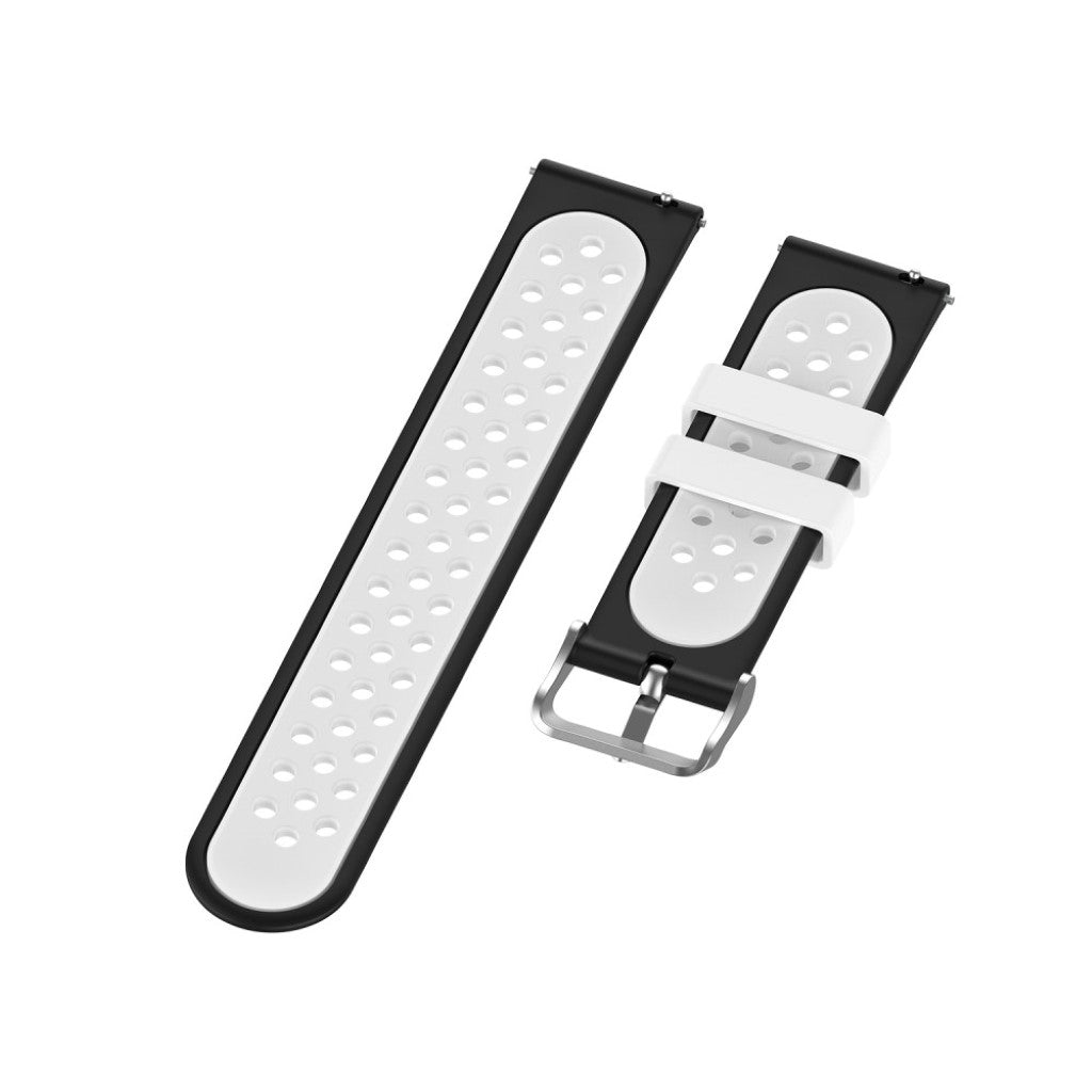 Meget hårdfør Xiaomi Mi Watch Silikone Rem - Hvid#serie_2