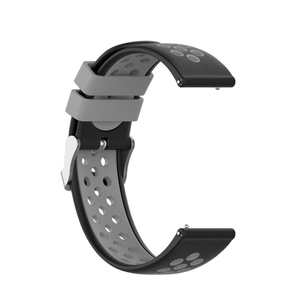 Meget hårdfør Xiaomi Mi Watch Silikone Rem - Sølv#serie_3