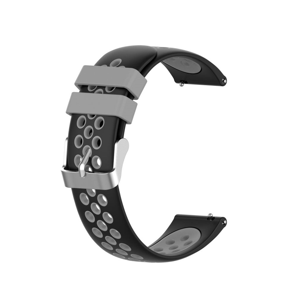 Meget hårdfør Xiaomi Mi Watch Silikone Rem - Sølv#serie_3