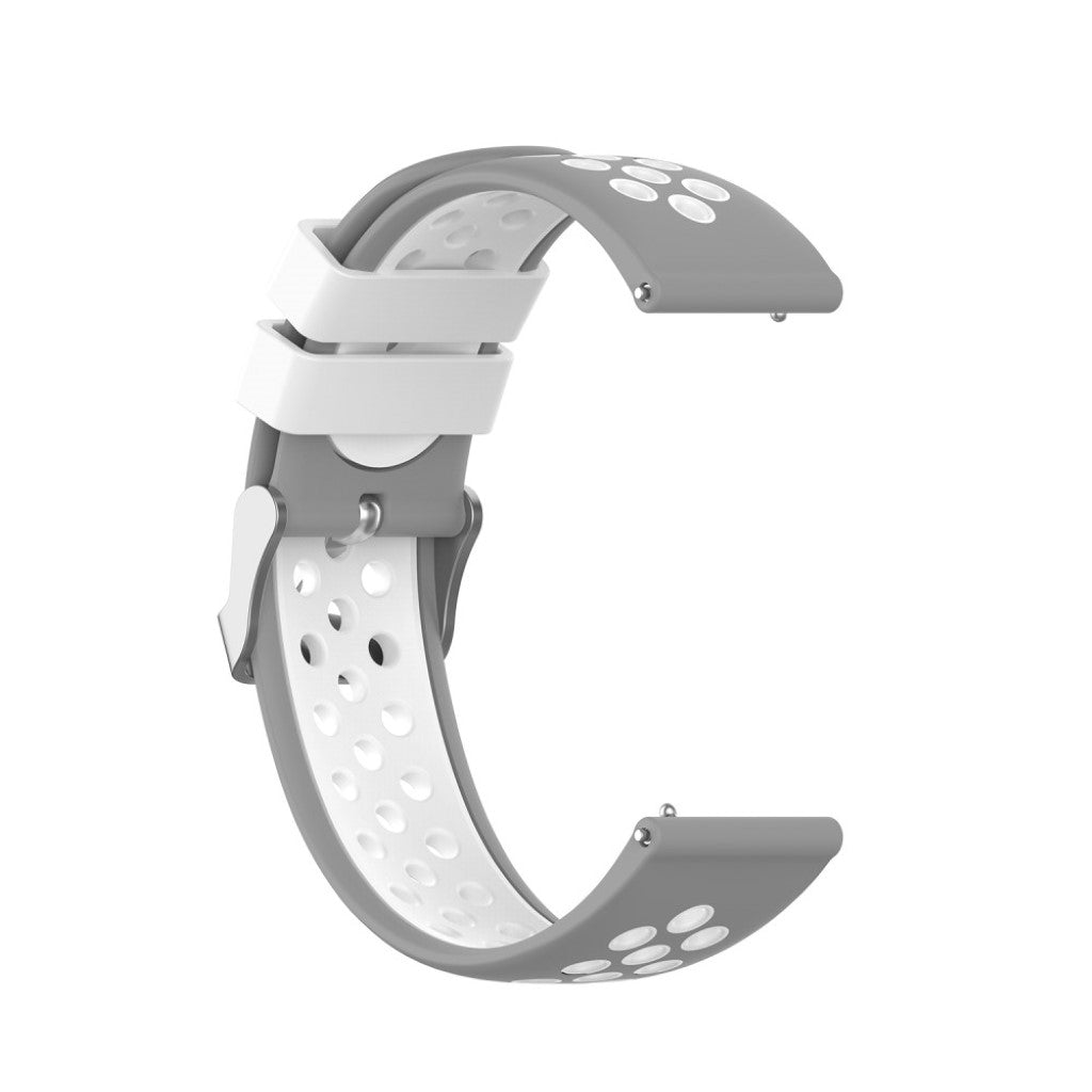Meget hårdfør Xiaomi Mi Watch Silikone Rem - Sølv#serie_4