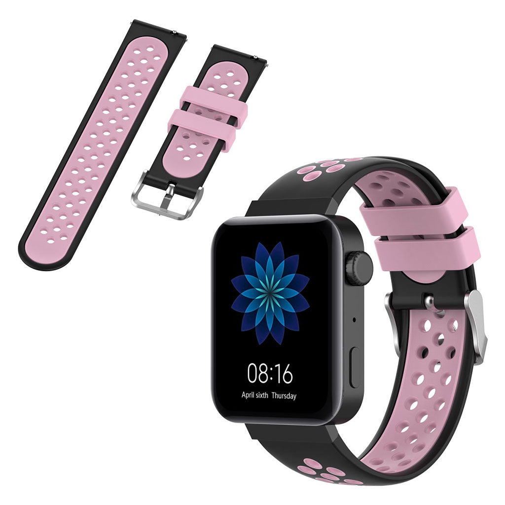 Meget hårdfør Xiaomi Mi Watch Silikone Rem - Pink#serie_6