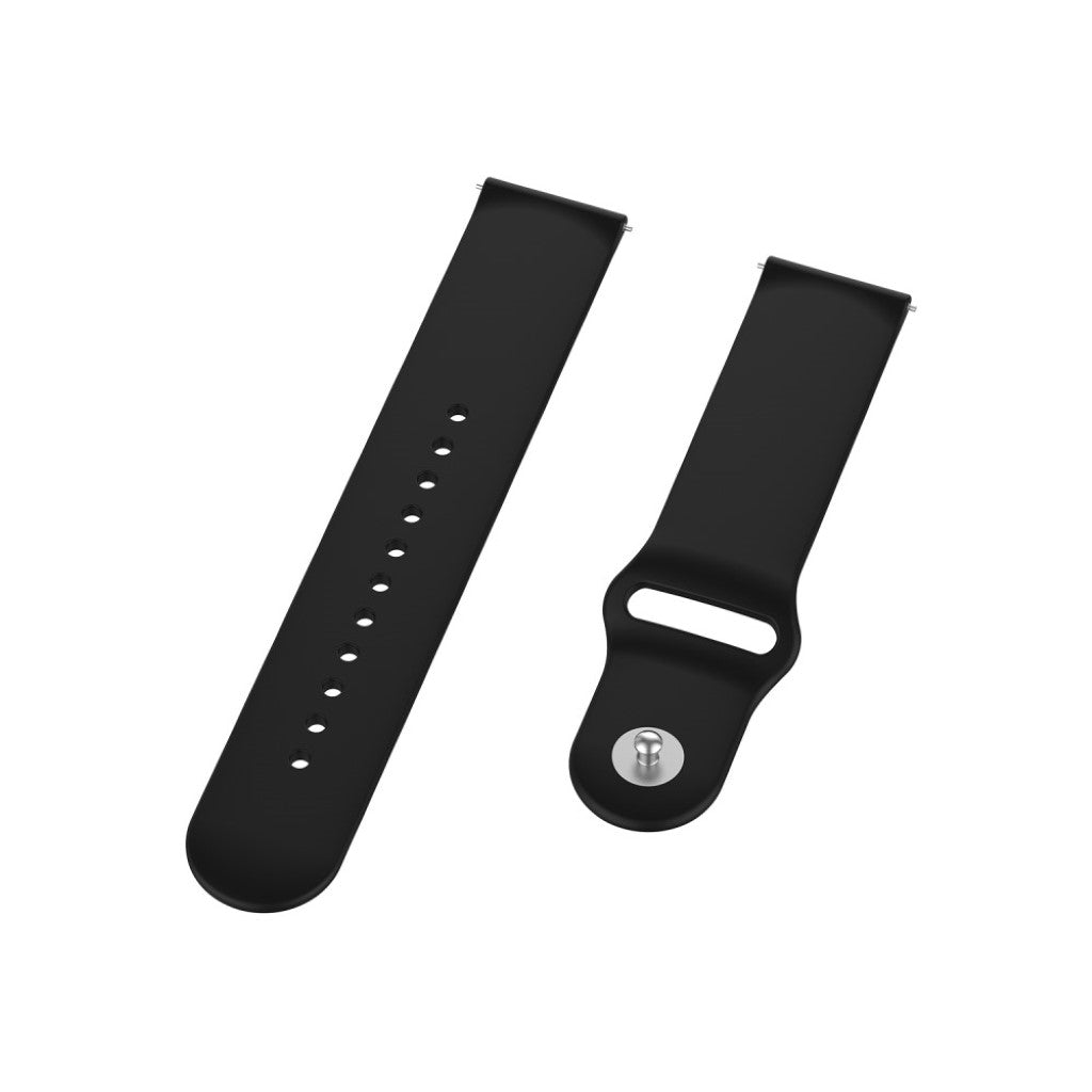 Pænt Xiaomi Mi Watch Silikone Rem - Sort#serie_1