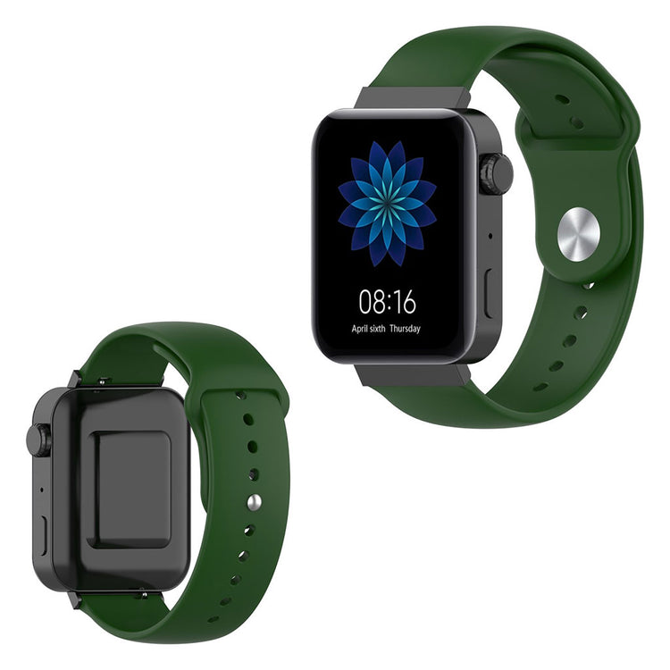 Pænt Xiaomi Mi Watch Silikone Rem - Grøn#serie_6