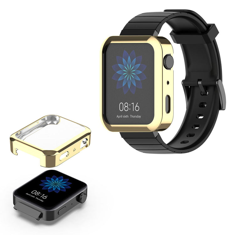 Rigtigt kønt Xiaomi Mi Watch Silikone Rem - Guld#serie_4