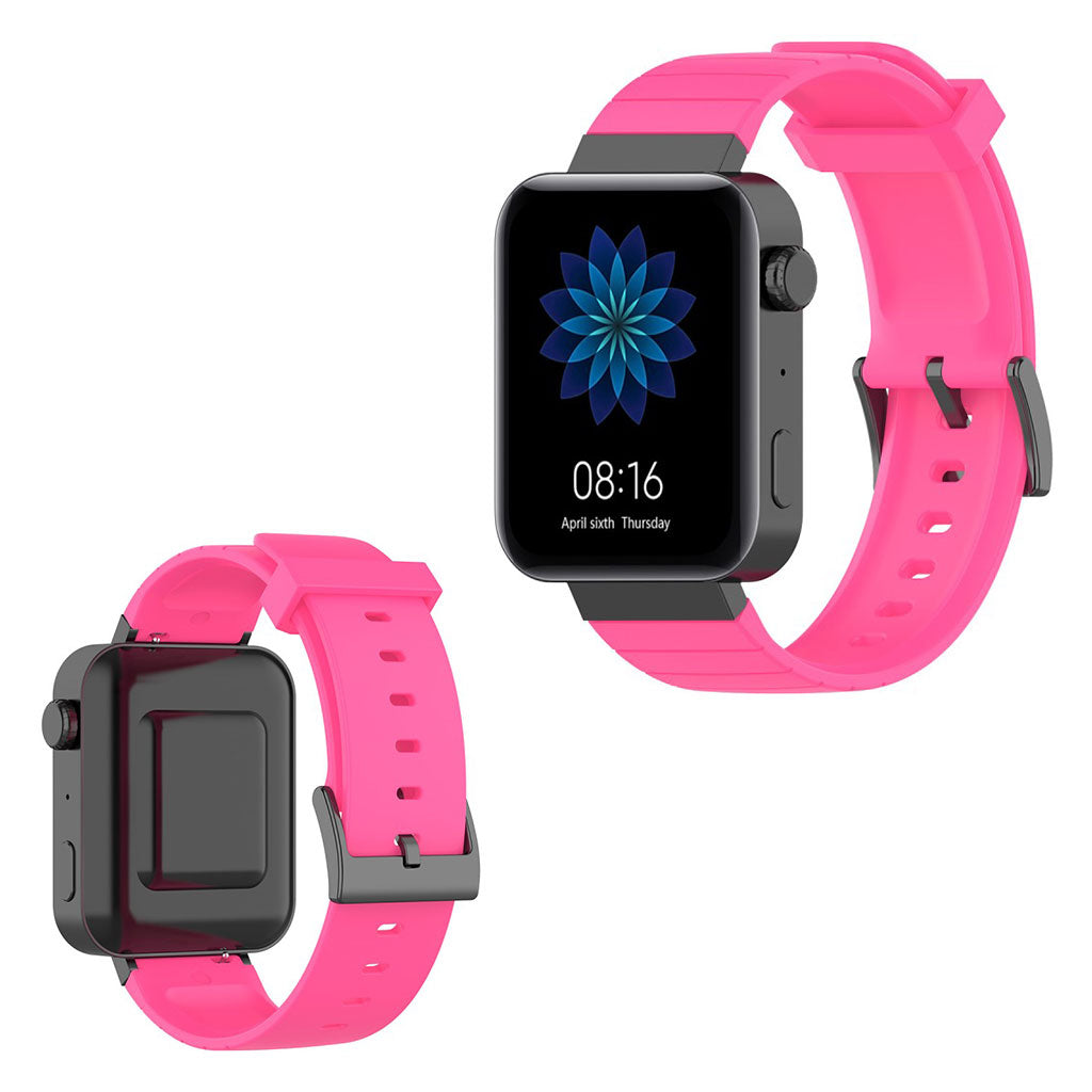 Fremragende Xiaomi Mi Watch Silikone Rem - Pink#serie_6